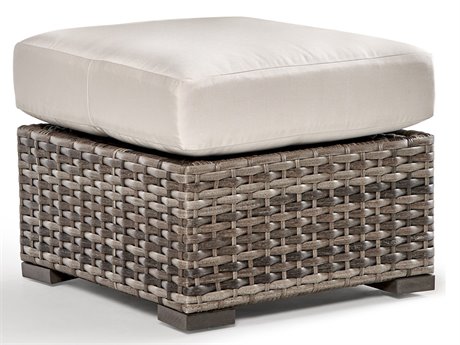 South Sea Rattan New Java Quick Ship Wicker Cushion Ottoman
