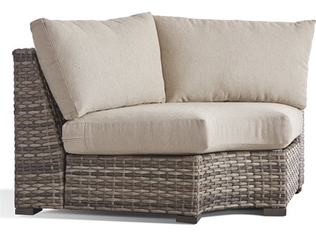 South Sea Rattan New Java Quick Ship Wicker Cushion Lounge Chair