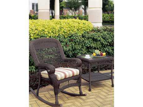 South Sea Rattan Montego Bay Wicker Mink Rocker Outdoor Lounge Chair