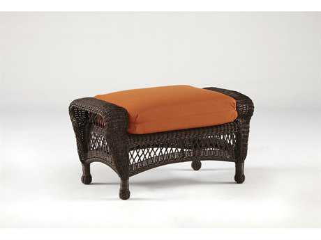 South Sea Rattan Montego Bay Wicker Mink Ottoman