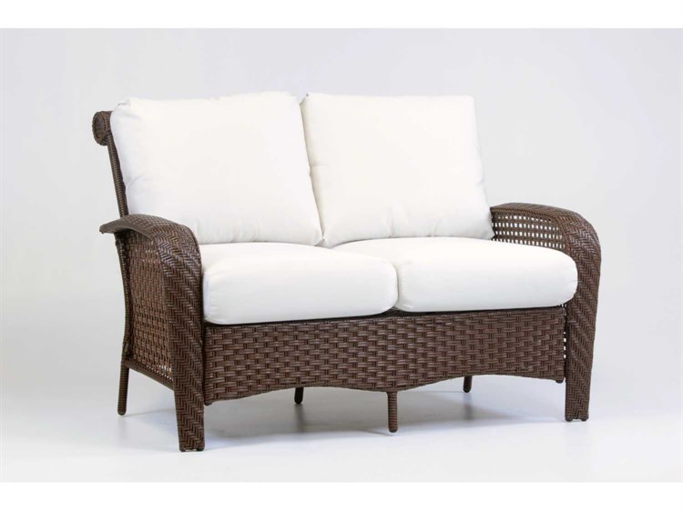 South Sea Rattan Martinique Wicker Spice Island Patio Loveseat