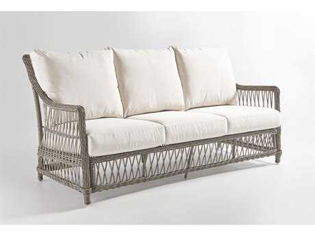 South Sea Rattan Westbay Wicker Slate Sofa