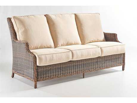 South Sea Rattan Barrington Wicker Chestnut Sofa