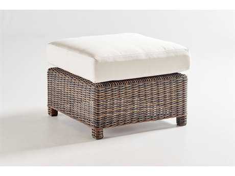 South Sea Rattan Barrington Wicker Chestnut Ottoman