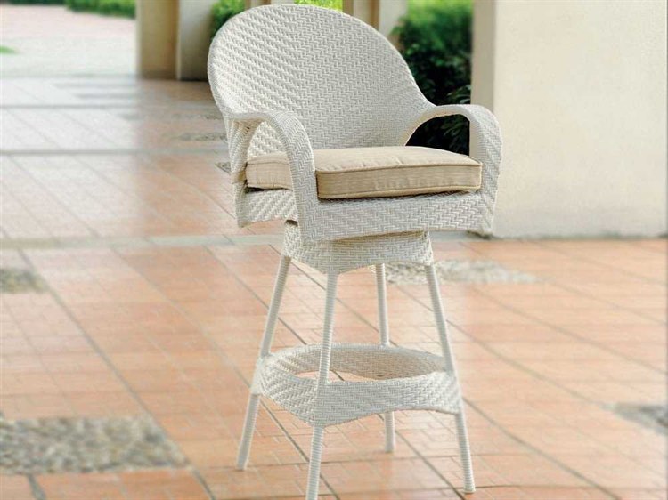 South Sea Rattan Bahia Wicker Outdoor Bar Stool