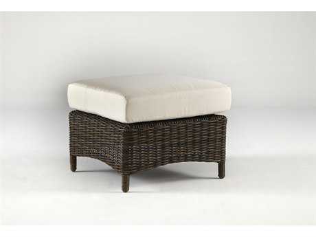 South Sea Rattan Saint John Wicker Cappuccino Ottoman