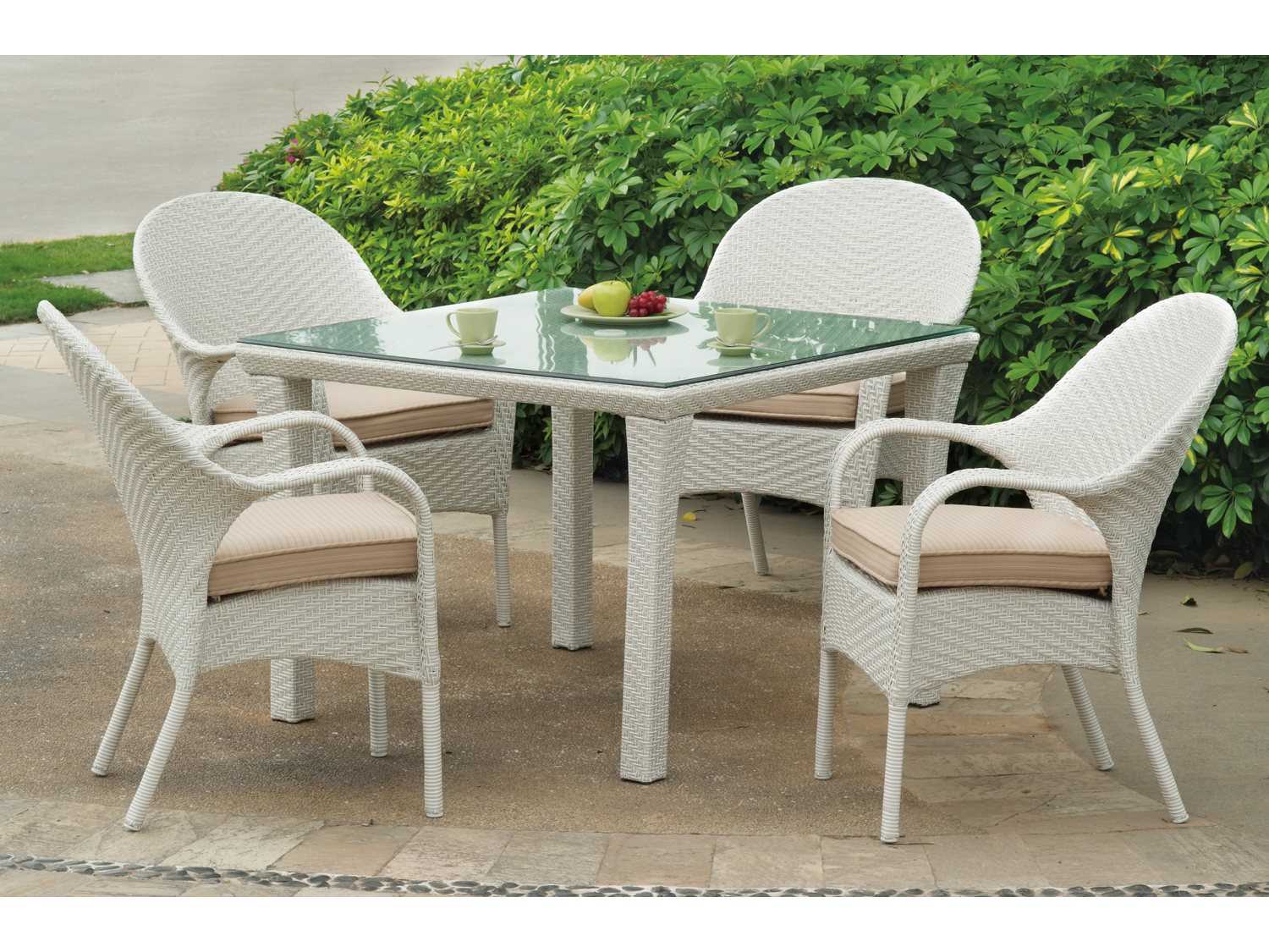 South Sea Rattan Bahia Wicker Dining Set Bahiadinset Dining Sets All South Sea Rattan Hover To Zoom