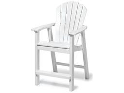 Seaside Casual Shellback Adirondack Recycled Plastic Counter Chair