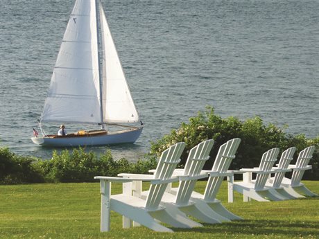 Seaside Casual Shellback Adirondack Recycled Plastic Lounge Set
