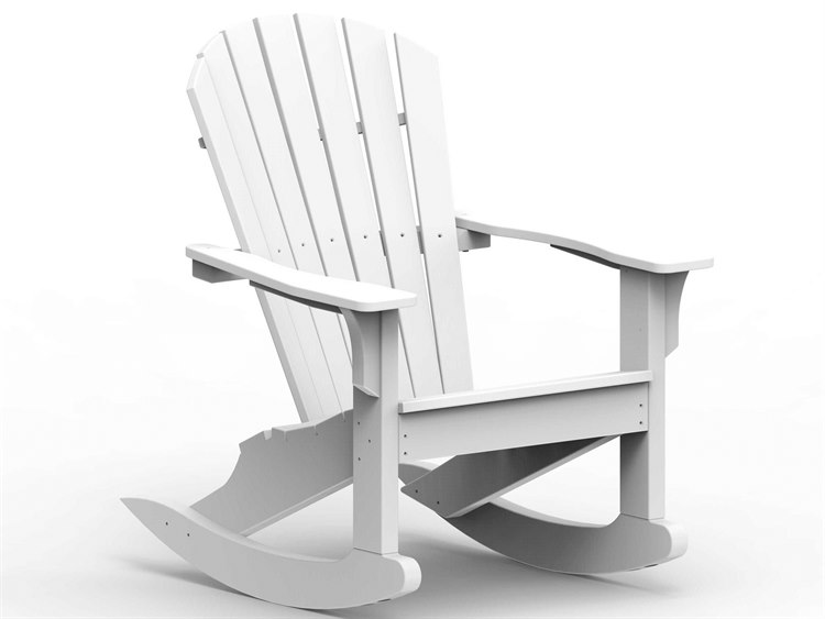 Seaside Casual Shellback Adirondack Recycled Plastic Rocker Chair