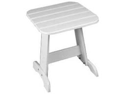 Seaside Casual Classic Adirondack Recycled Plastic 19''W x 18''D Rectangular End Table