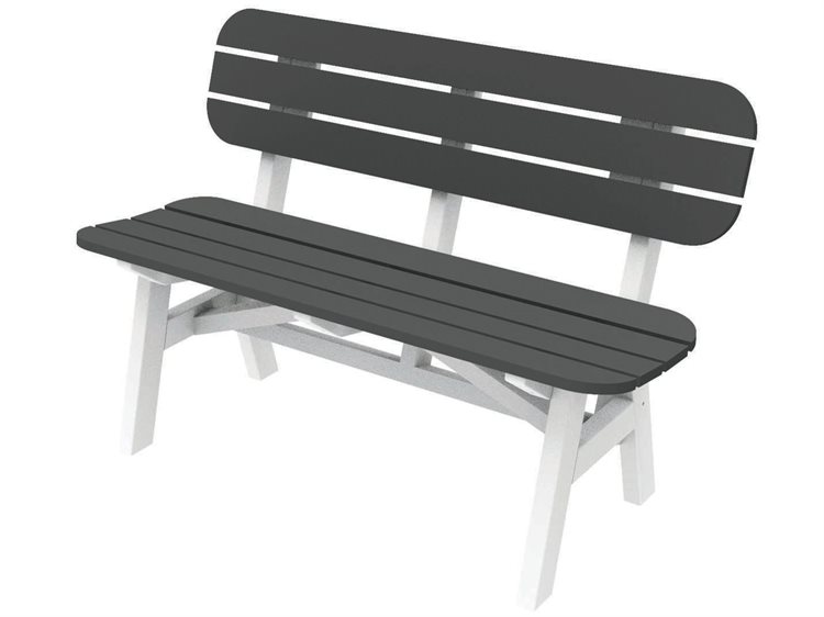 Seaside Casual Portsmouth Recycled Plastic 4 ft. Bench