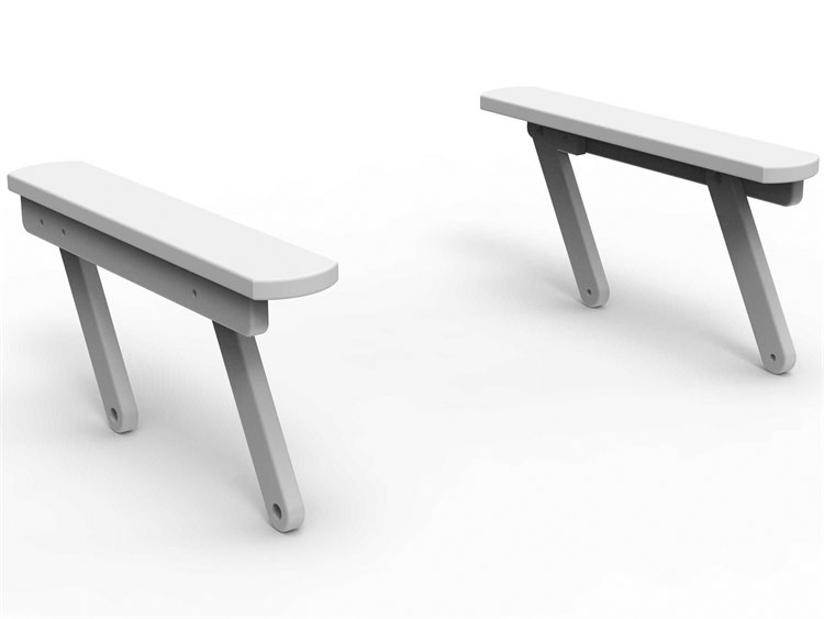 Seaside Casual Complementary Pieces Recycled Plastic Kingston Chaise Folding Arm Kit