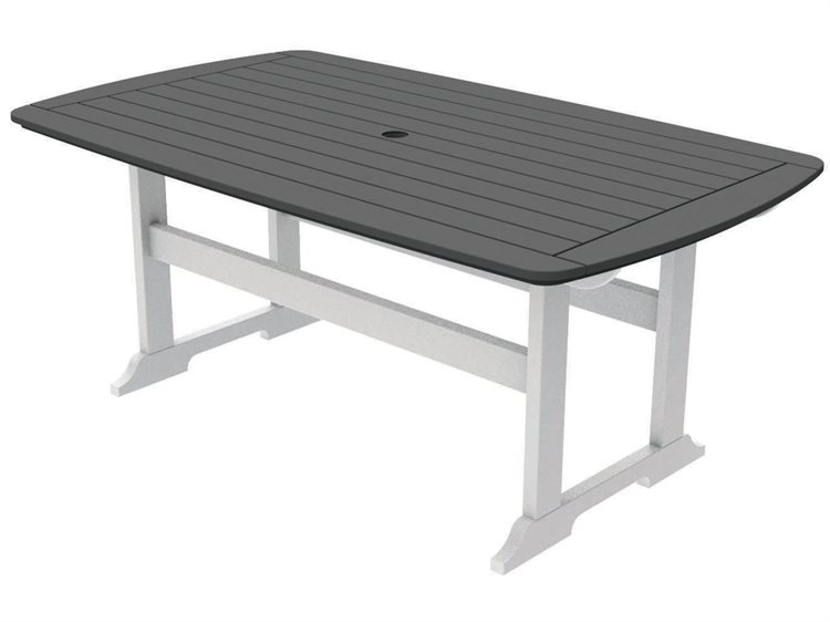 Seaside Casual Portsmouth Recycled Plastic 72''W x 42''D Rectangular Dining Table