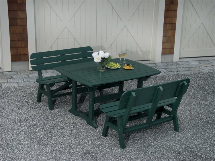 Seaside Casual Portsmouth Recycled Plastic Outdoor Patio Dining Set