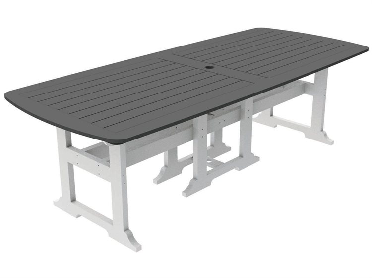 Seaside Casual Portsmouth Recycled Plastic 100''W x 42''D Rectangular Dining Table