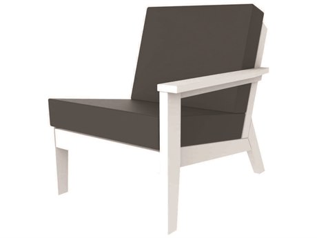 Seaside Casual Dex Recycled Plastic Left Arm Lounge Chair