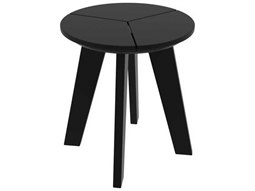 Seaside Casual Dex Recycled Plastic 17'' Round End Table