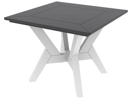 Seaside Casual Dex Recycled Plastic 23'' Square End Table