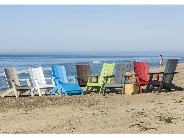 Seaside Casual Mad Recycled Plastic Patio Lounge Set