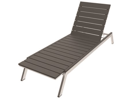 Seaside Casual Mad Aluminum Recycled Plastic Chaise Lounge