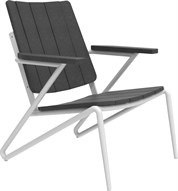 Seaside Casual Hip Recycled Plastic Lounge Chair