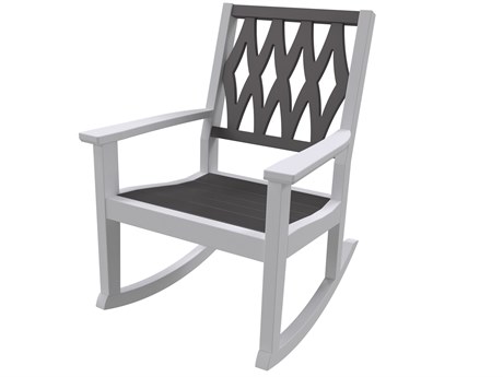 Seaside Casual Greenwich Recycled Plastic Rocker Lounge Chair