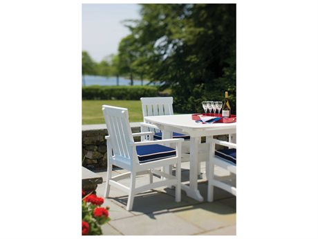 Seaside Casual Complementary Pieces Recycled Plastic Hampton Dining Set