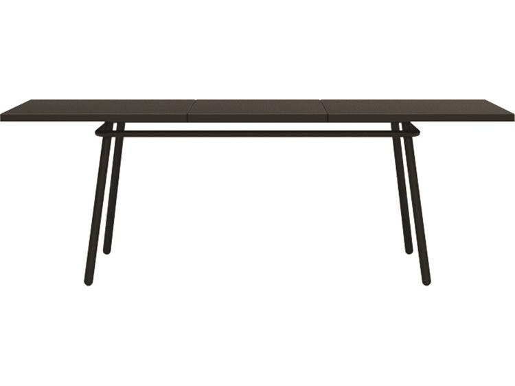 Seaside Casual Via Aluminum A600 86.6''W x 39.4''D Rectangular Extension Dining Table