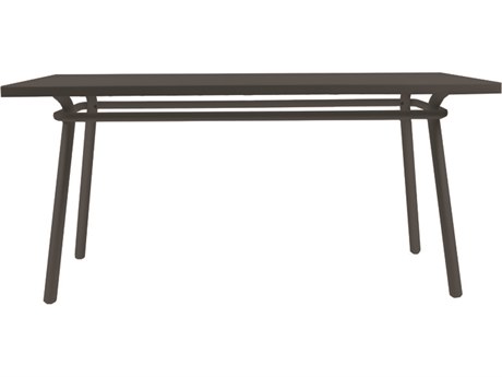 Seaside Casual Via Aluminum A600 71''W x 35.4''D Rectangular Dining Table