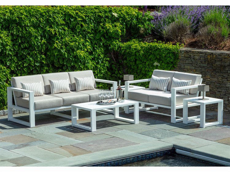 Seaside Casual Mia Recycled Plastic Cushion Outdoor Patio Lounge Set