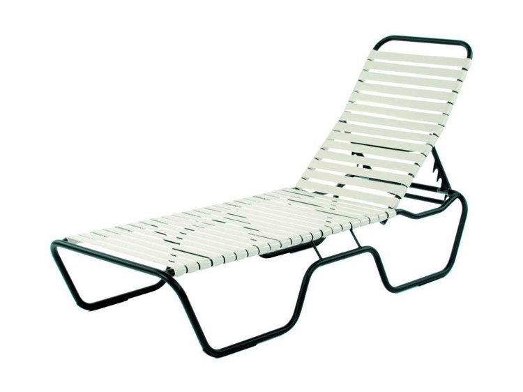 Suncoast Sanibel Strap Aluminum Side Adjustable Chaise Lounge