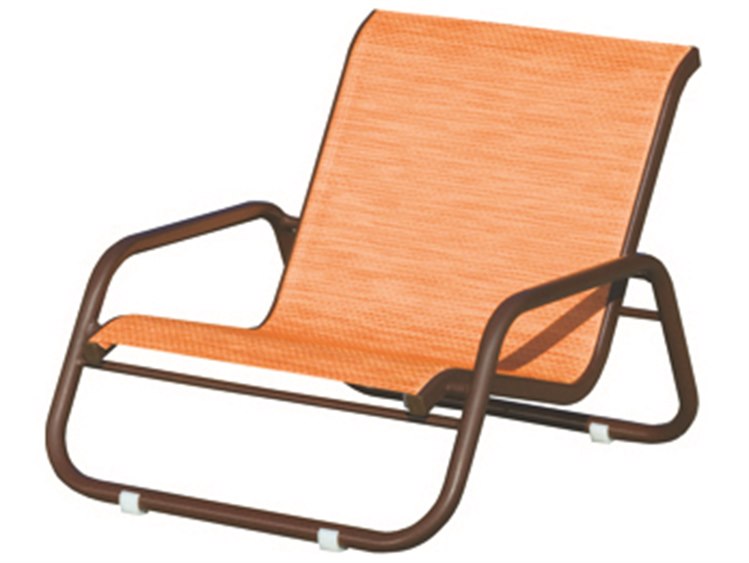 Suncoast Sanibel Sling Cast Aluminum Sand Lounge Chair