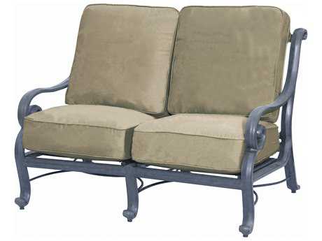 Suncoast San Marco Collection Suncoast San Marco Cushion Cast Aluminum Loveseat