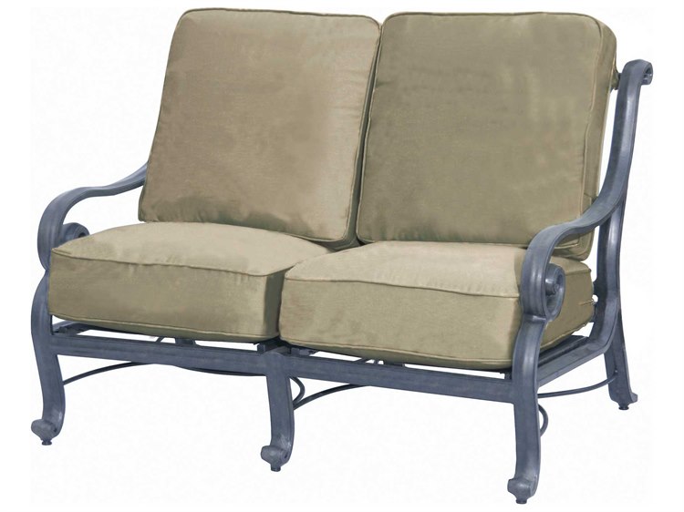 Suncoast San Marco Cushion Cast Aluminum Loveseat 2319