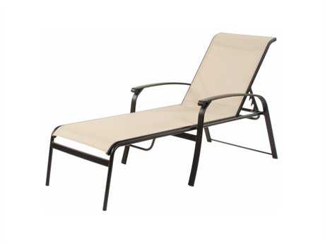 Suncoast Patio Furniture And Outdoor Suncoast Rosetta Sling Cast Aluminum Arm Chaise