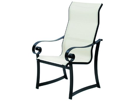 Suncoast Orleans Sling Cast Aluminum Supreme Dining Arm Chair
