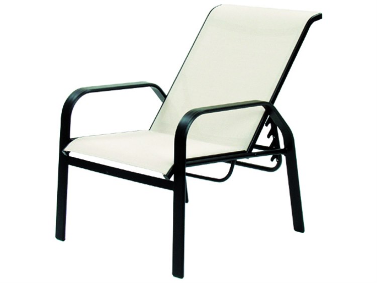 Suncoast Maya Sling Cast Aluminum Recliner Lounge Chair