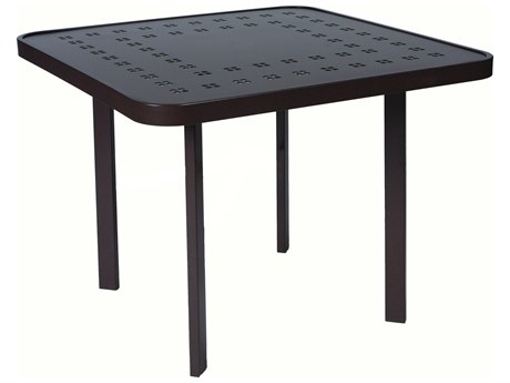 Suncoast Vectra Tables 30L x 30 Wide Cast Aluminum Square Bistro Table