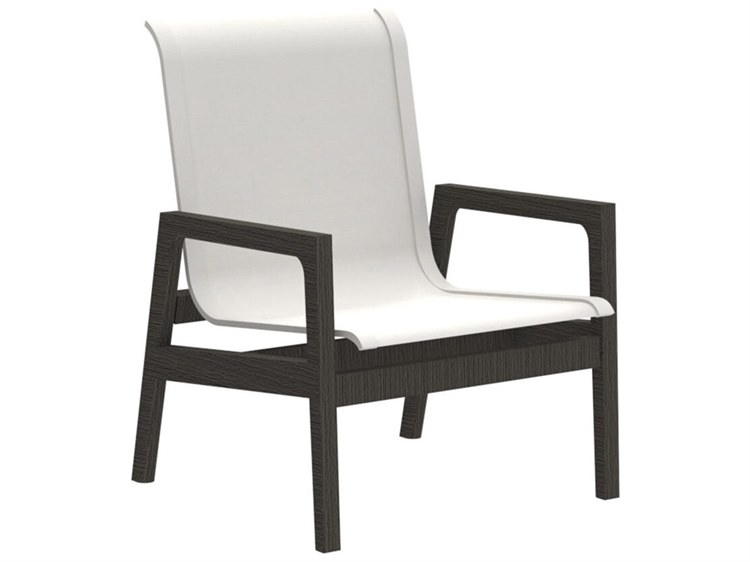 Summer Classics Seashore N-Dura Wood Sling Lounge Chair