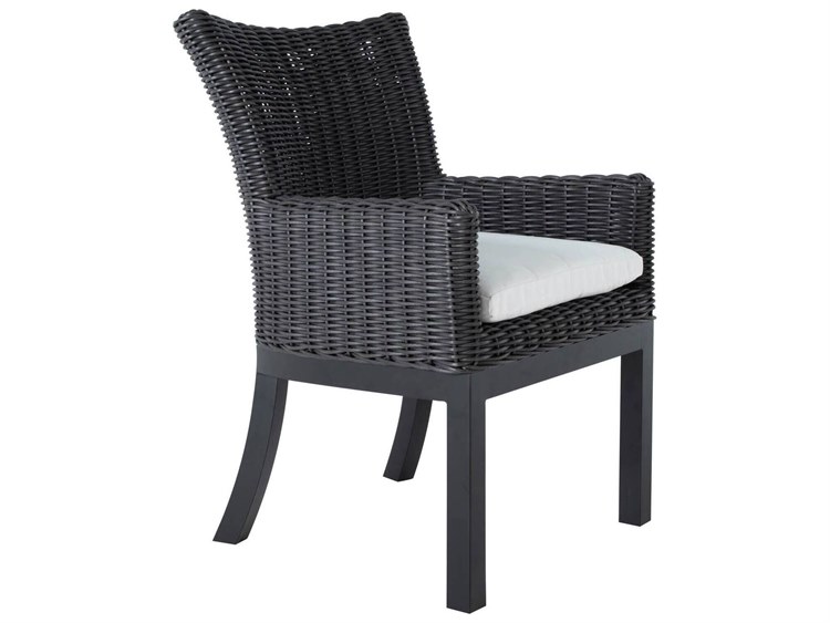 Summer Classics Montecito N-dura Resin Wicker Outdoor Dining Arm Chair