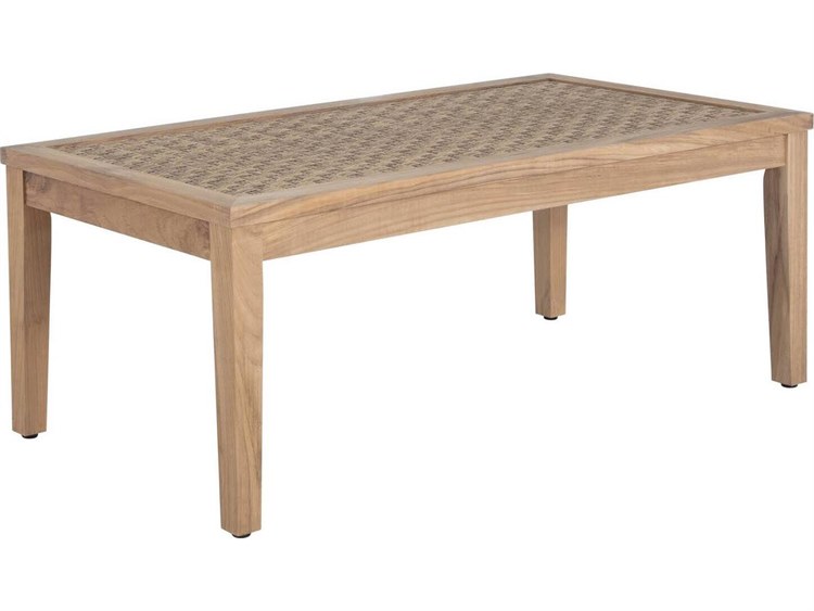 Summer Classics Savannah Teak Natural Rectangular Outdoor Coffee Table