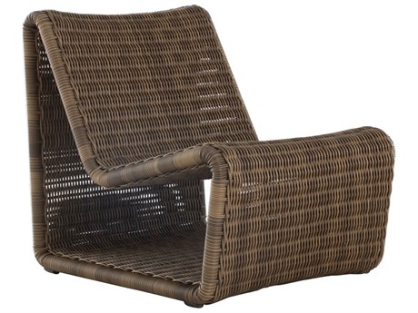 Summer Classics Como Quick Ship N-dura Resin Wicker Raffia Modular Lounge Chair