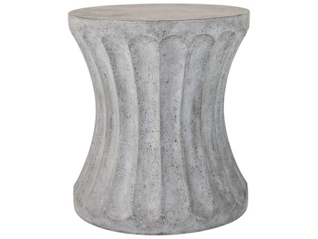 Summer Classics Cast Stone Gannet 18'' Round End Table