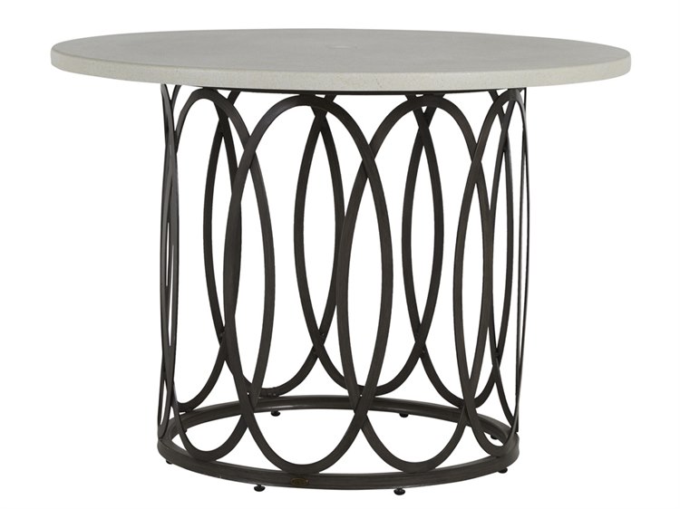 Summer Classics Superstone Tables 42'' Aluminum Round Dining Table