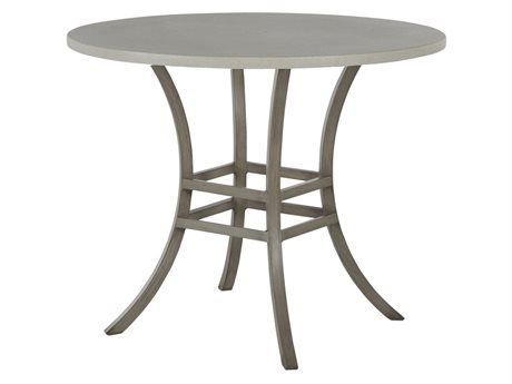 Summer Classics Superstone Tables 36'' Aluminum Round Dining Table