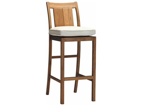Summer Classics Croquet Teak 30'' Bar Stool Seat Replacement Cushions