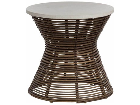 Summer Classics Harris Wicker 22'' Round End Table