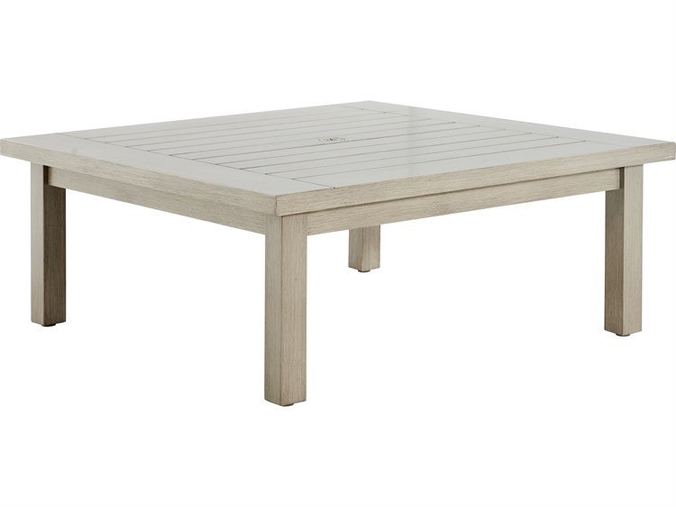 Summer Classics Club Aluminum 43'' Square Coffee Table