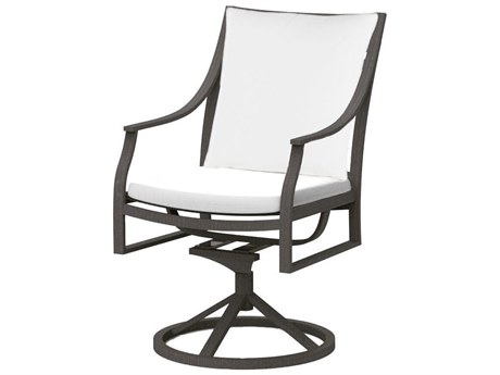 Summer Classics Monaco Aluminum Swivel Rocker Dining Arm Chair